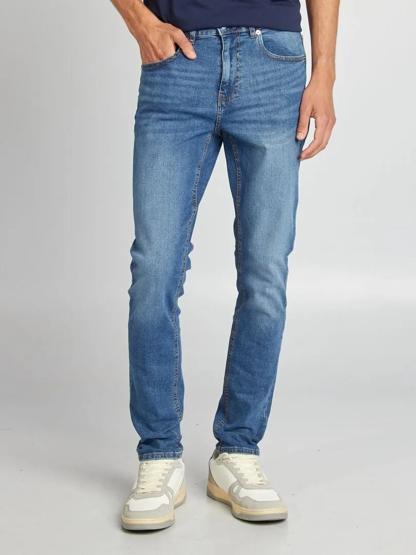 VAQUERO SLIM CON 5 BOLSILLOS  L34  AZUL